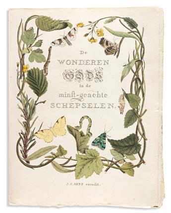 Sepp, Jan Christiaan (1739-1811) Beschouwing der Wonderen Gods in de Minstgeachtte Schepzelen of Nederlandsche Insecten.
